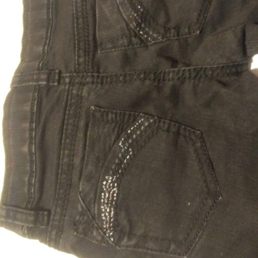 Epic Threads Black Jeans with Cool Silver Details